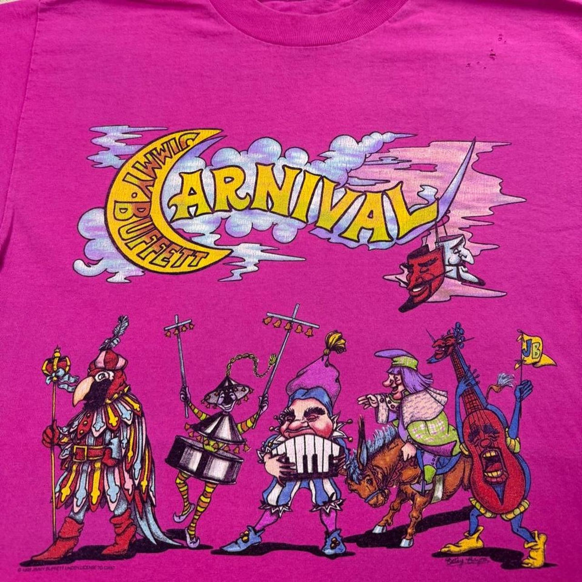 1998 Jimmy Buffett Carnival Tour Double-Sided Concert Tee | Medium