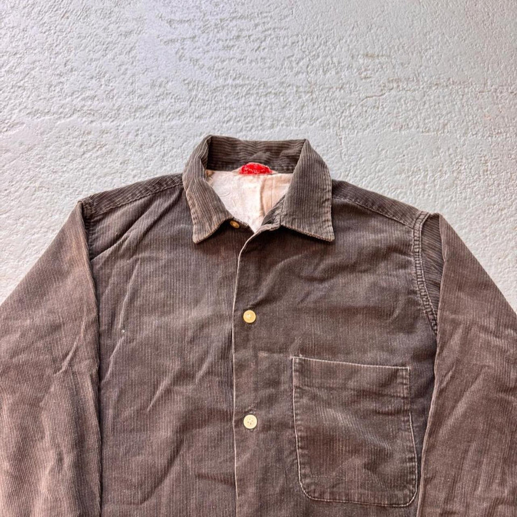 1950s Corduroy Sport Shirt | M