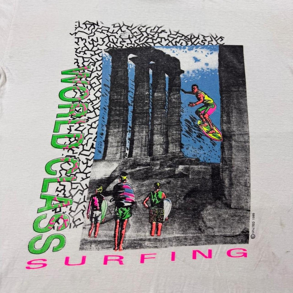 1989 United Gears Windsurfing Graphic Tee | XL