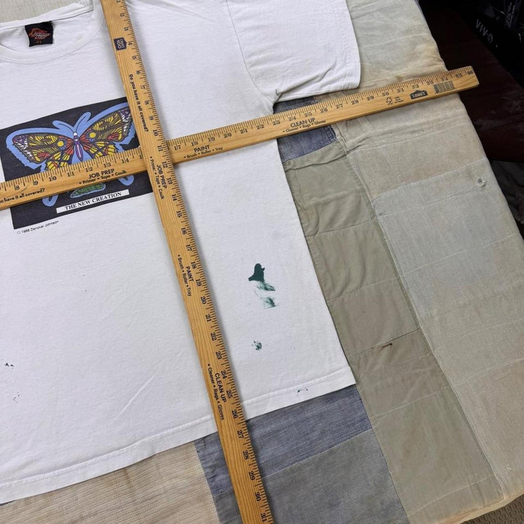 1988 Danoval Johnson “The New Creation” Butterfly Art Tee | XL