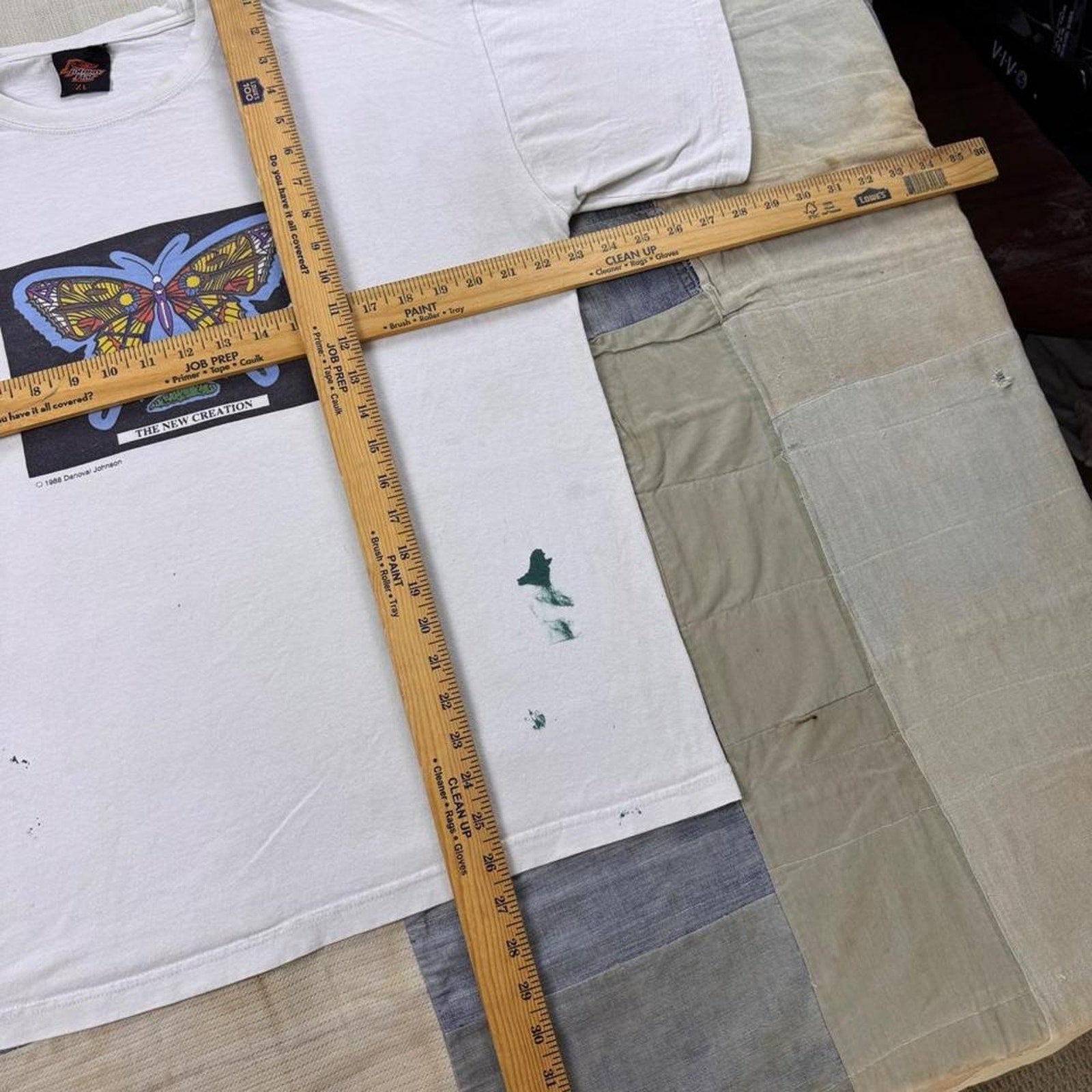 1988 Danoval Johnson “The New Creation” Butterfly Art Tee | XL