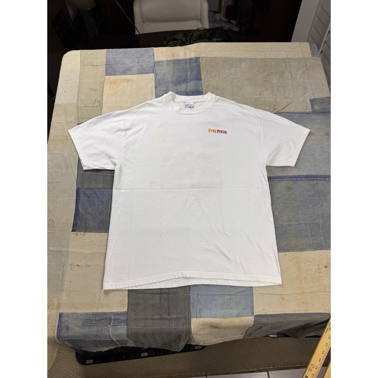 Little Rock Free Press Tabloid Vintage T Shirt 1999 Hanes Beefy USA XL Political