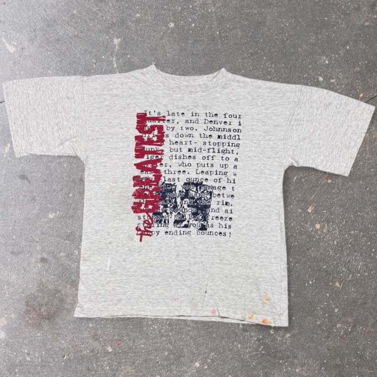 1990s Ten Club Basketball Story Tee | S