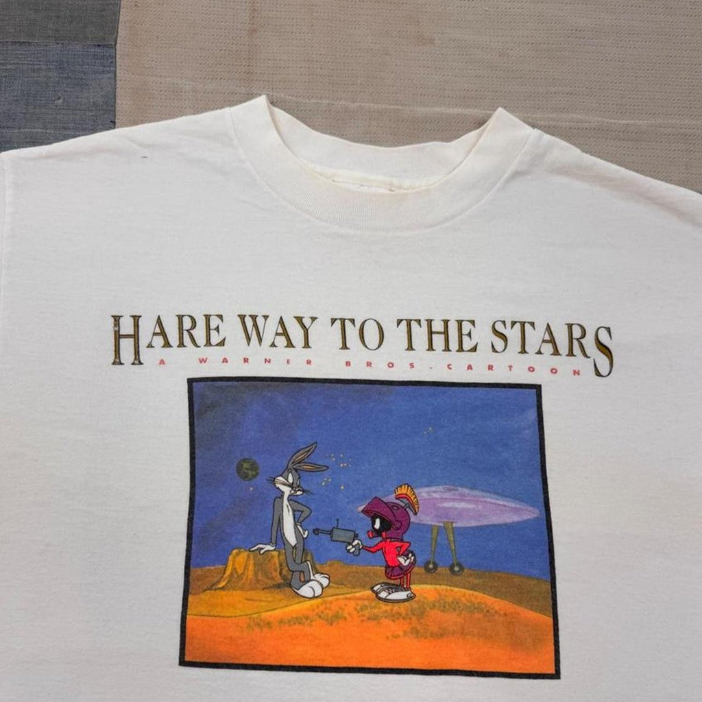 1991 Bugs Bunny Hare Way To The Stars Tee | L