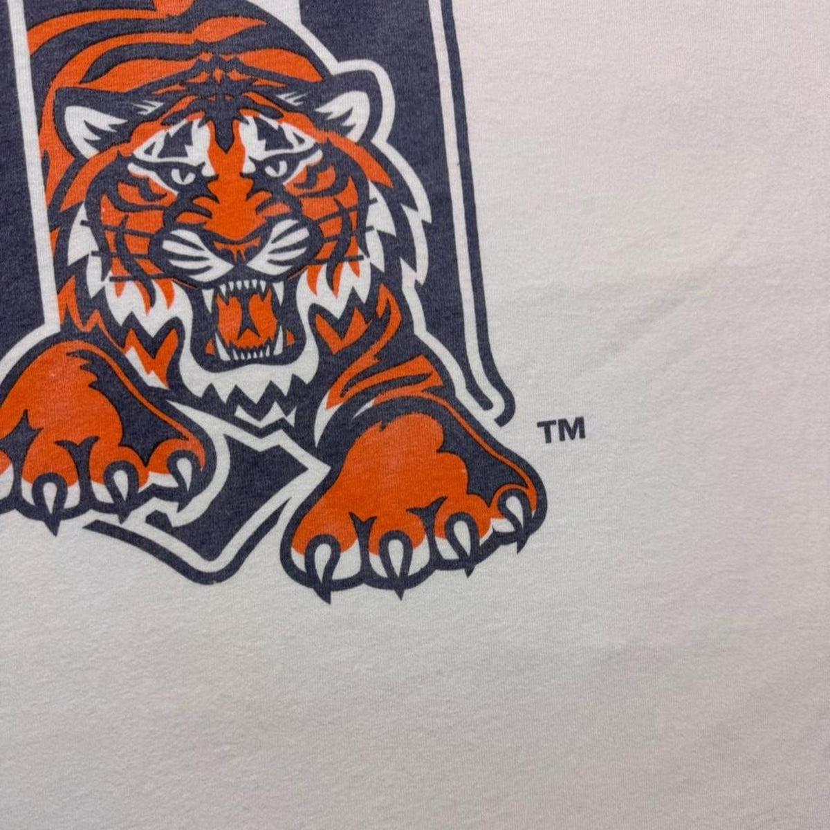 1990s Detroit Tigers Big Logo MLB Baseball Tee | XL