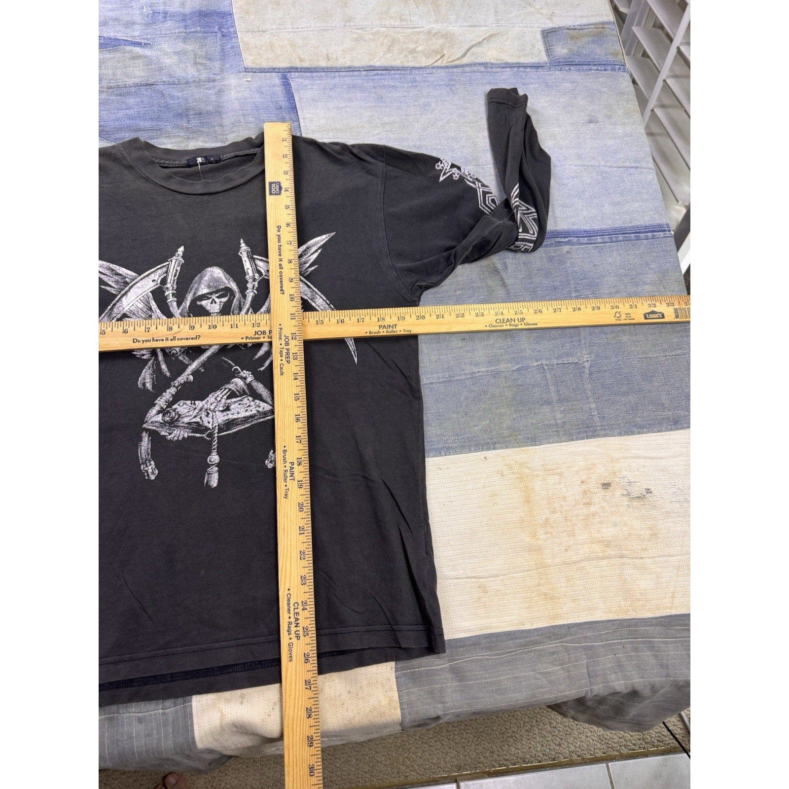 Vintage Sepultura Long Sleeve Band T Shirt Black Skull Graphic Metal Size XL
