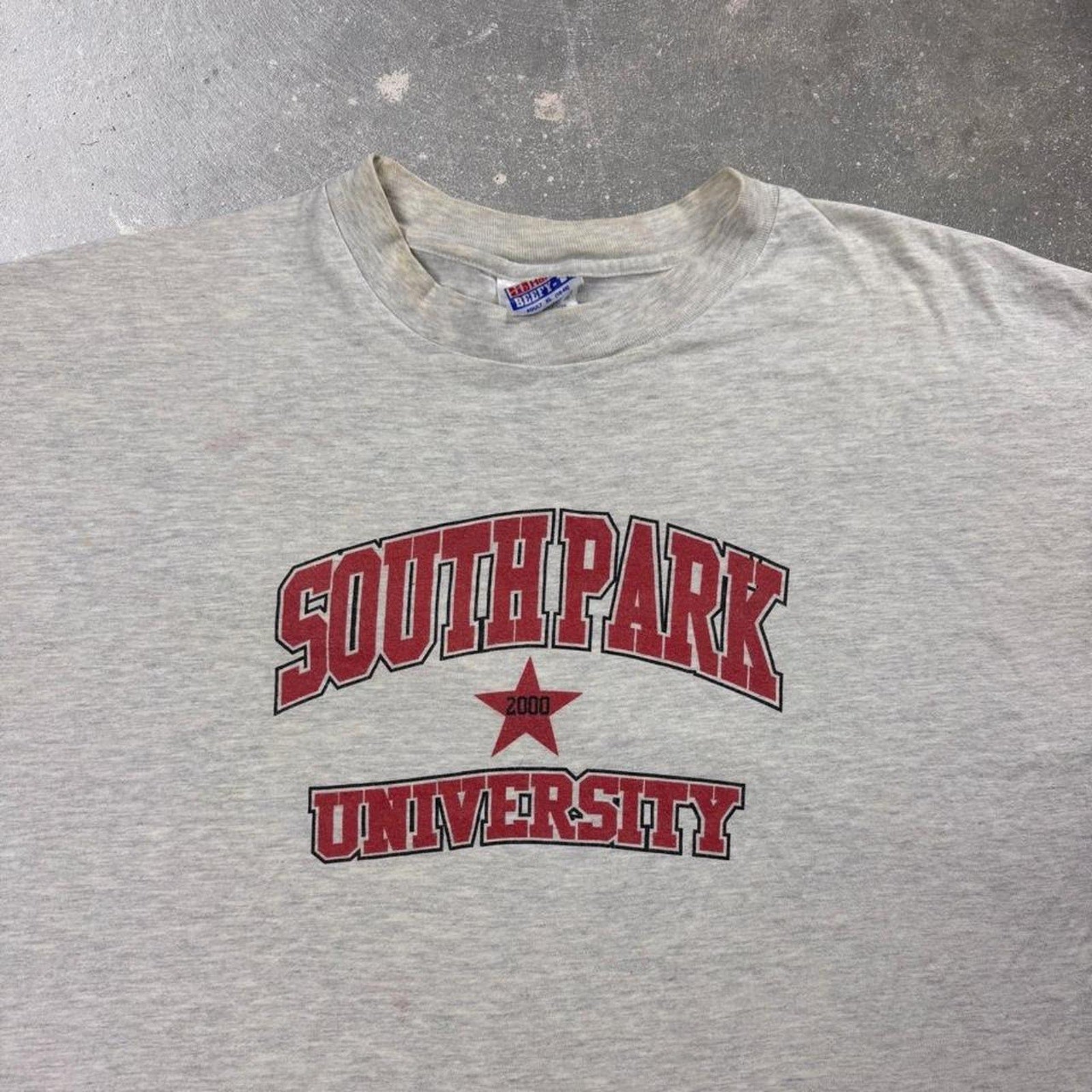 2000 South Park University Collegiate Graphic Tee | XL