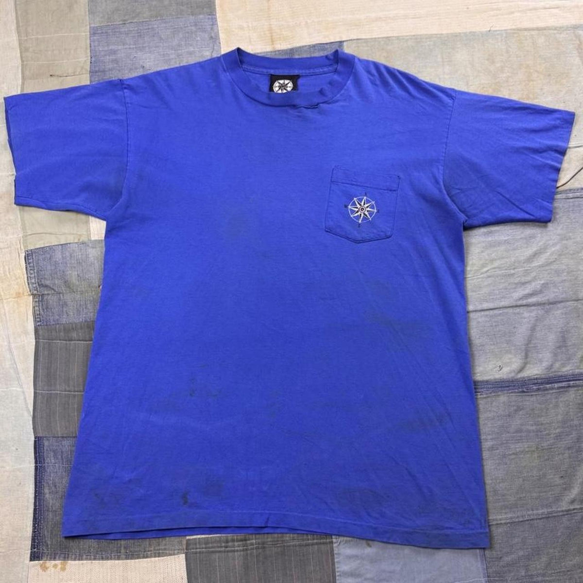 1990s “Make the Run” Ski Graphic Pocket Tee | XL