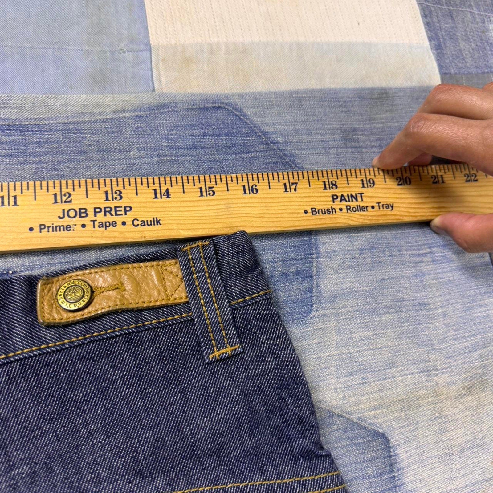 2000s timberland blue jeans | 32 x 34