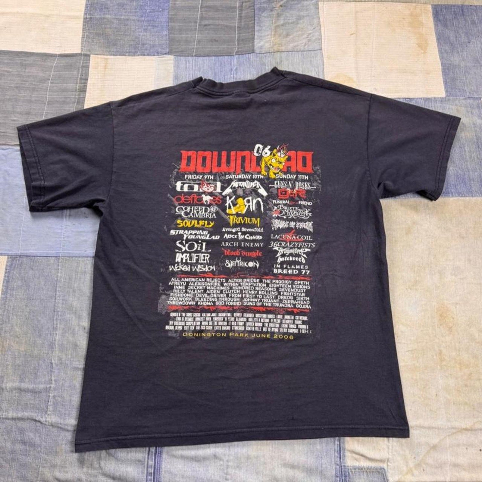 2006 Download Festival Donington Park Lineup Tee | Medium