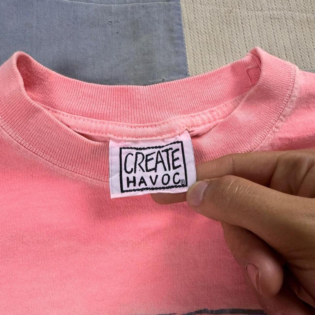 1990s Create Havoc Floral Graphic Tee | XL