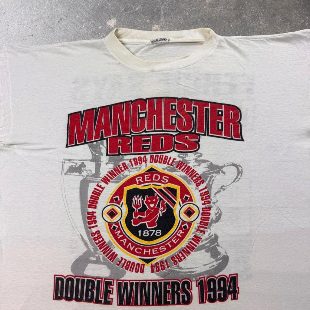 1994 Manchester United Double Winners Tee | XL