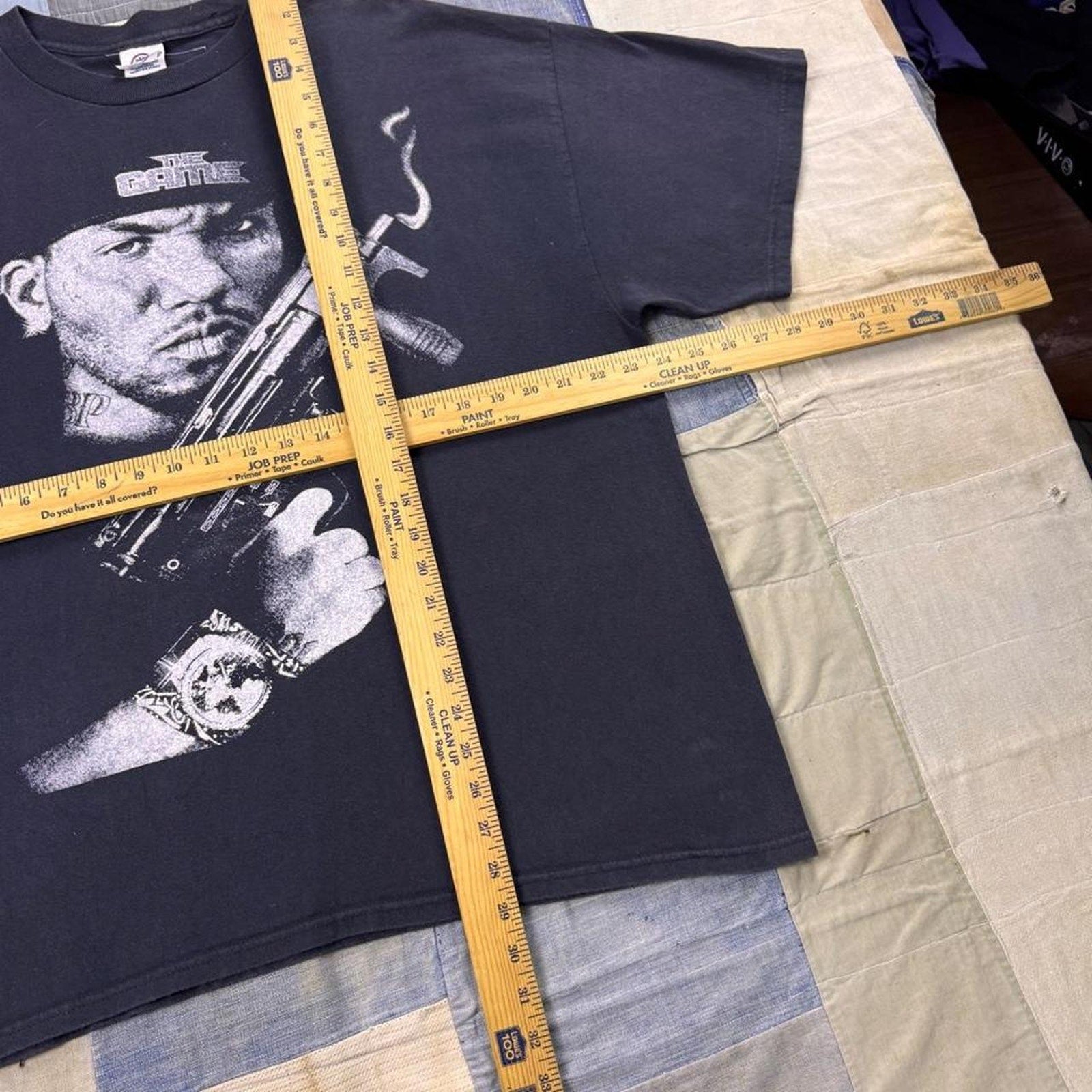 2000s The Game Portrait Graphic Rap Tee | XL