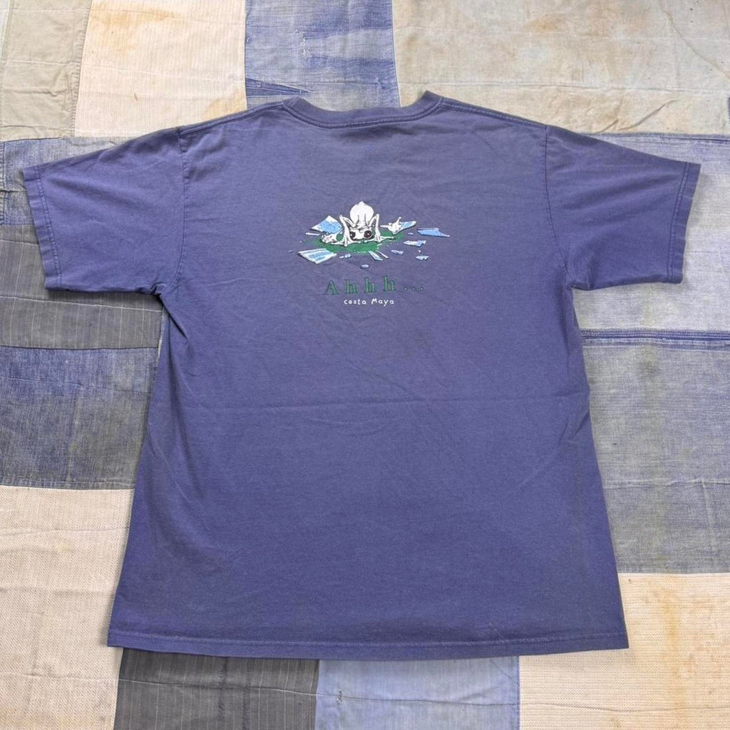 1990s Kamikaze frog graphic tee | Large