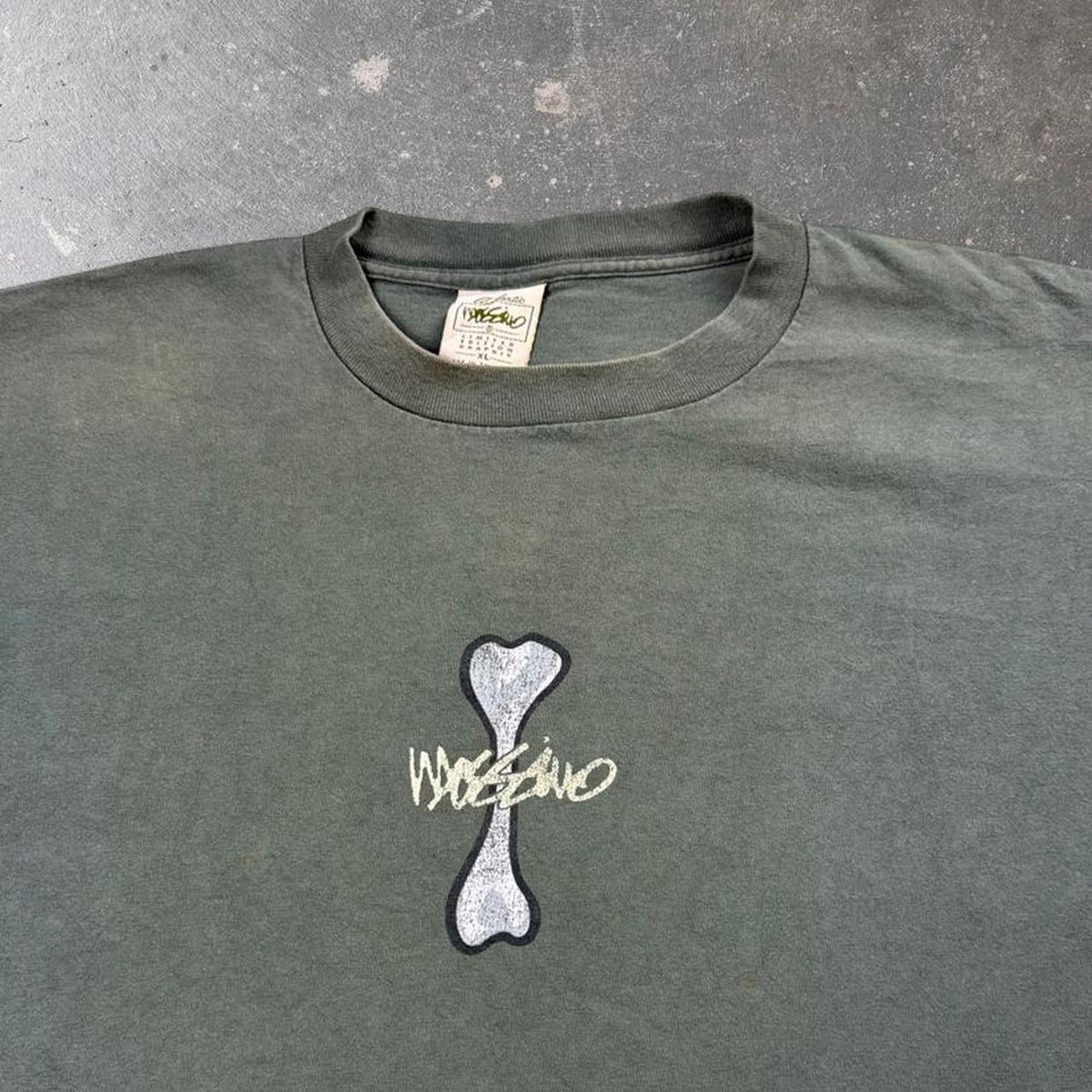 1990s Mossimo “Dog With The Bone” Graphic Tee | XL