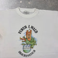 1990s Fürth I. Wald Drachenstich Dragon Festival Graphic Tee Germany White | Medium