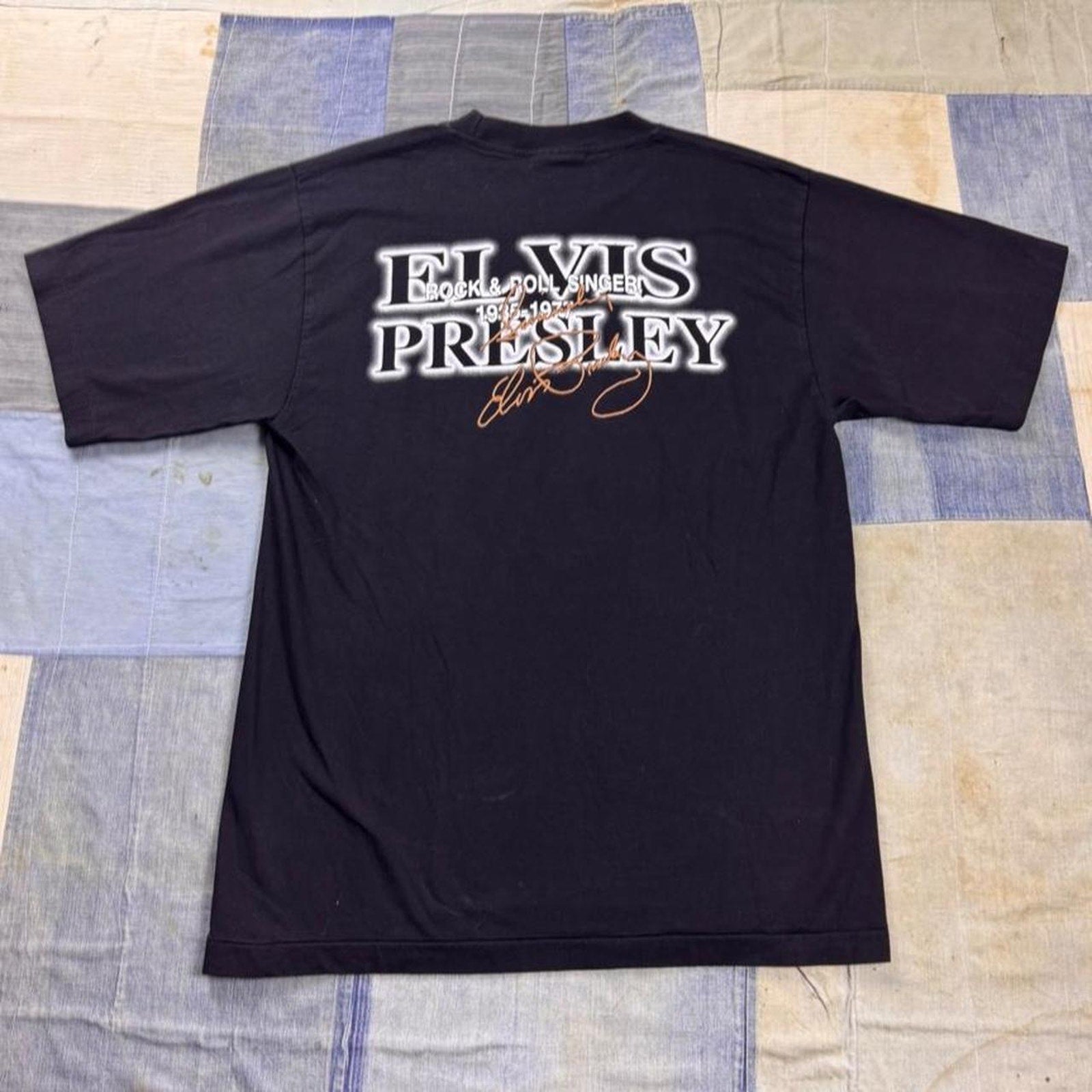 2000s Elvis Presley Rock & Roll Singer Memorial Tee | Large