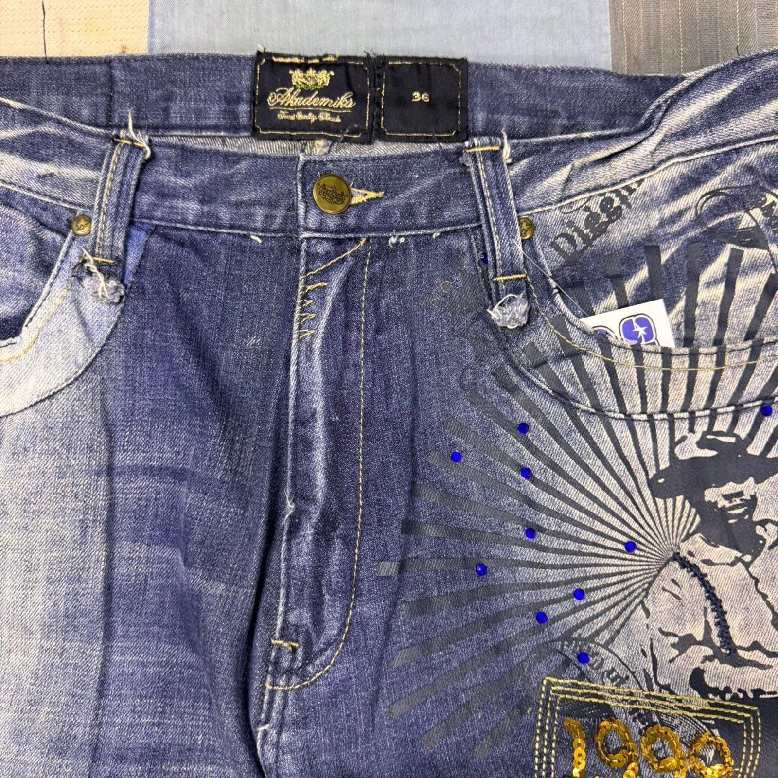 2000s akademiks jeans | 34x32.5