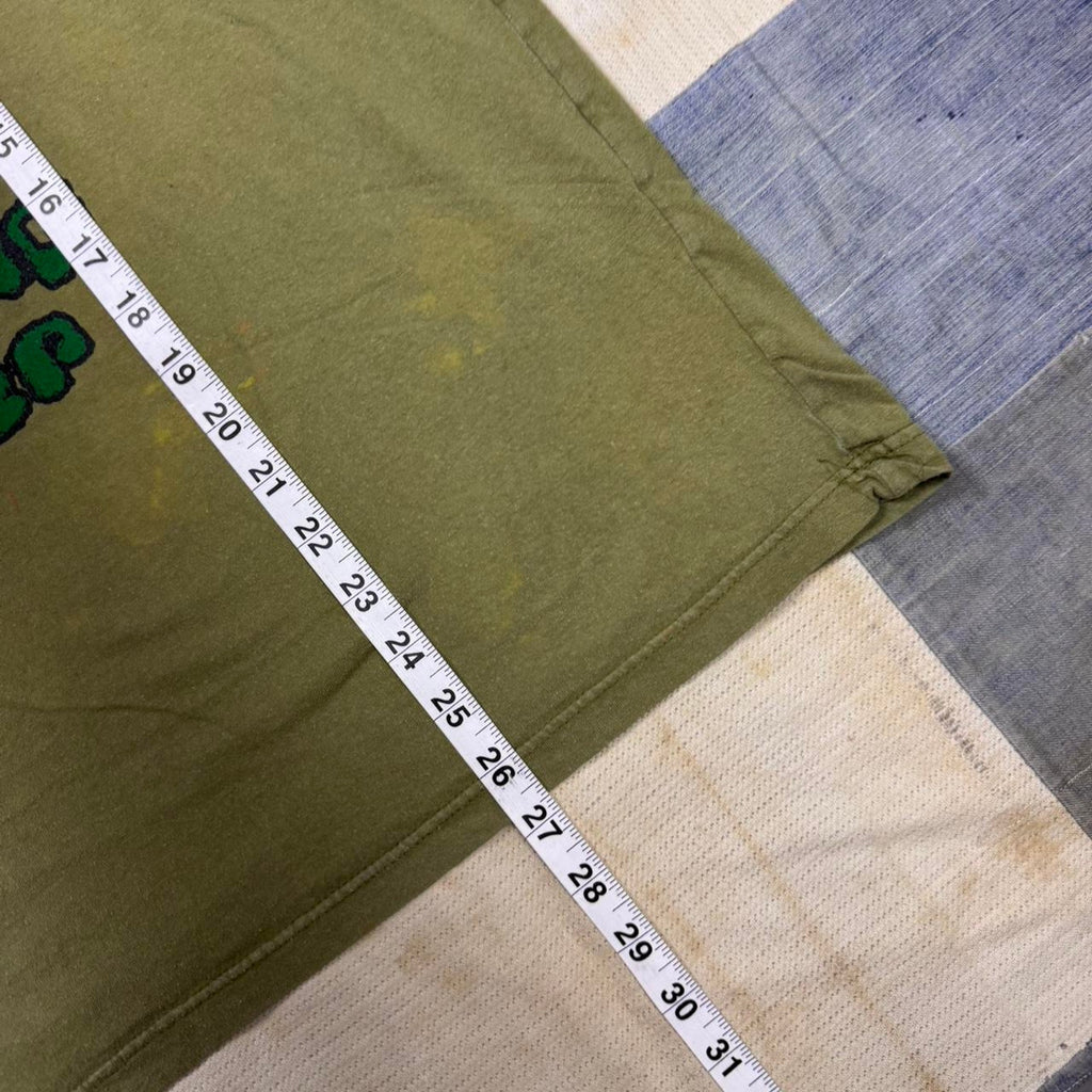 Vintage Devil Wear weed drugs “Friendship Forever”  green T-Shirt