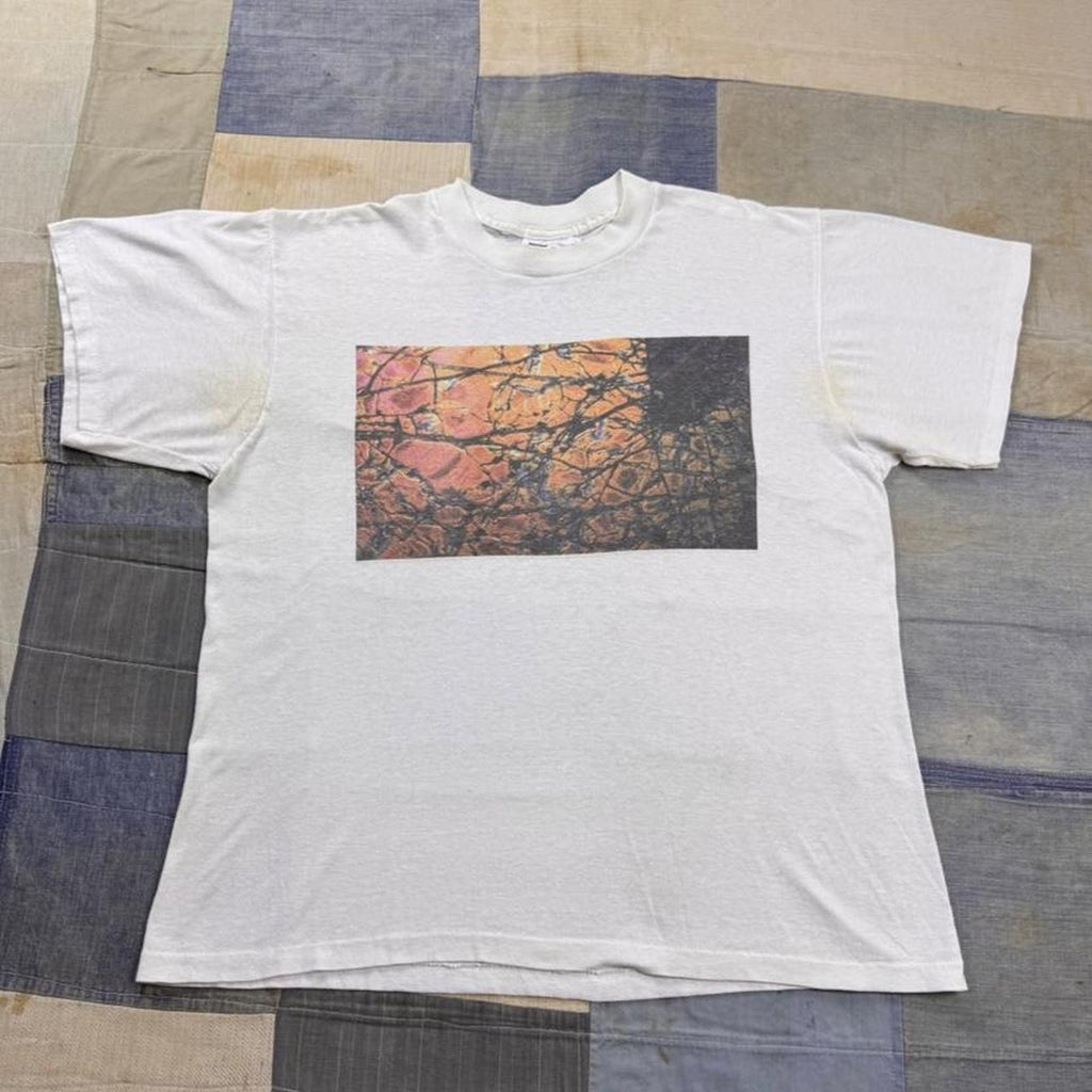 1990s Abstract Woodland Art Graphic Tee | Large