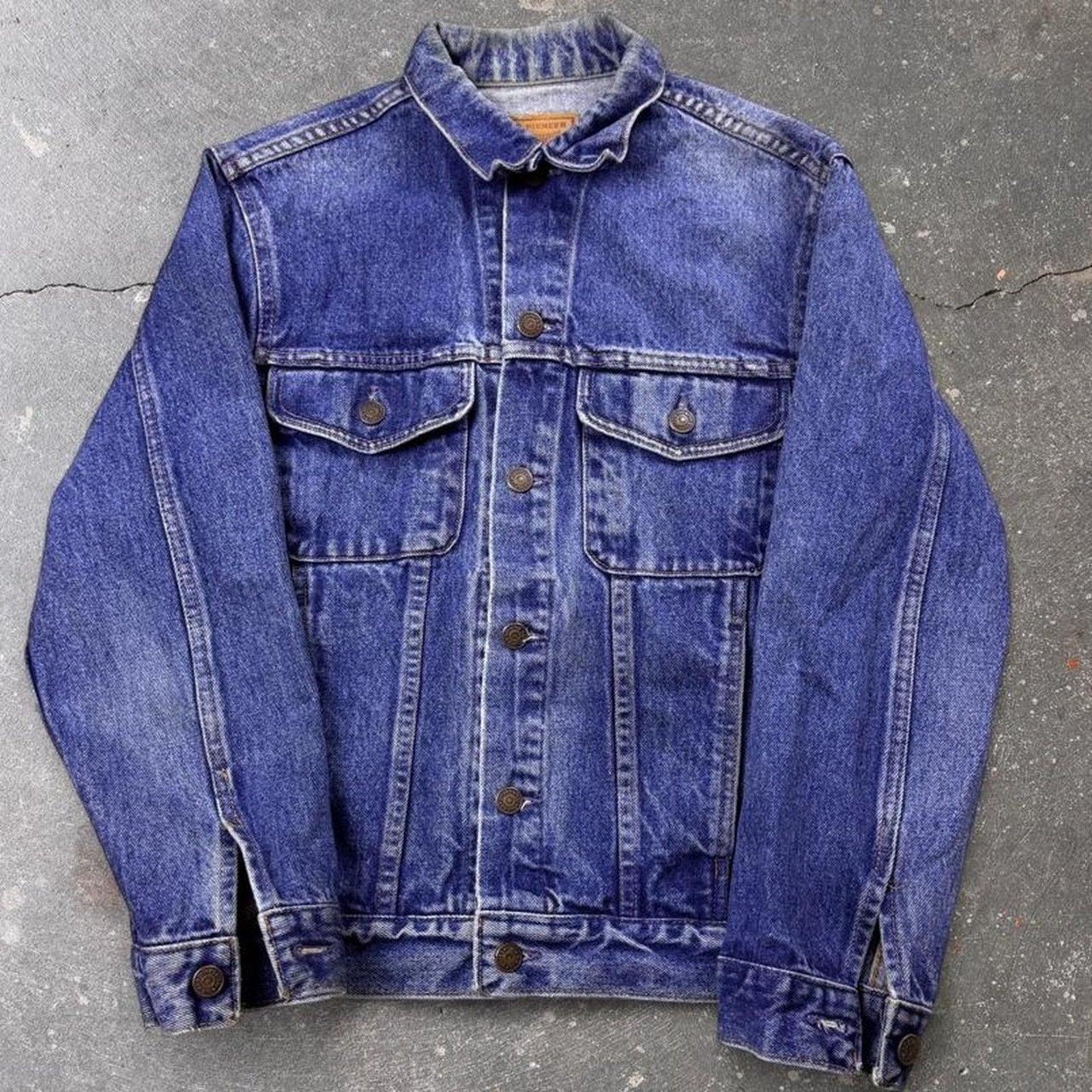 1980s GAP Pioneer Denim Trucker Jacket | XS