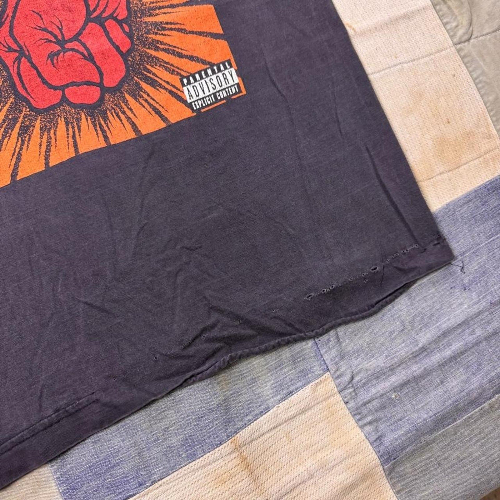 2003 Metallica St. Anger Tracklist Tee | Small