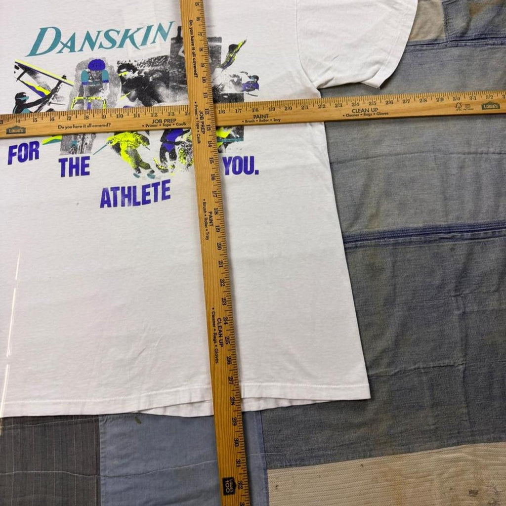 1990s Danskin “For the Athlete in You” Graphic Tee | XL