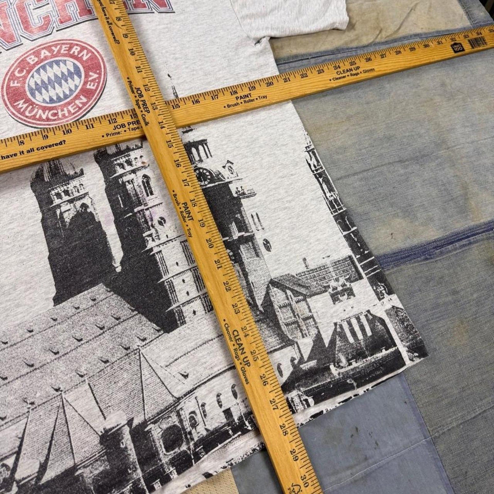 1990s FC Bayern Munich Germany All Over Print Tee | Large