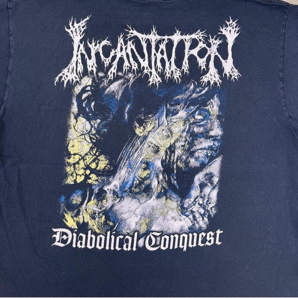 2000s Incantation Diabolical Conquest Death Metal Double Sided Tee | Extra Large