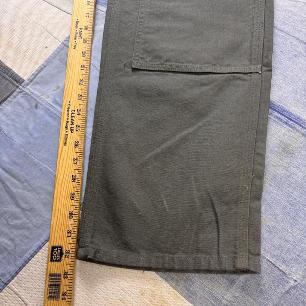 2000s Carhartt Moss Green Double Knee Carpenter Pants New With Tags | 30x32