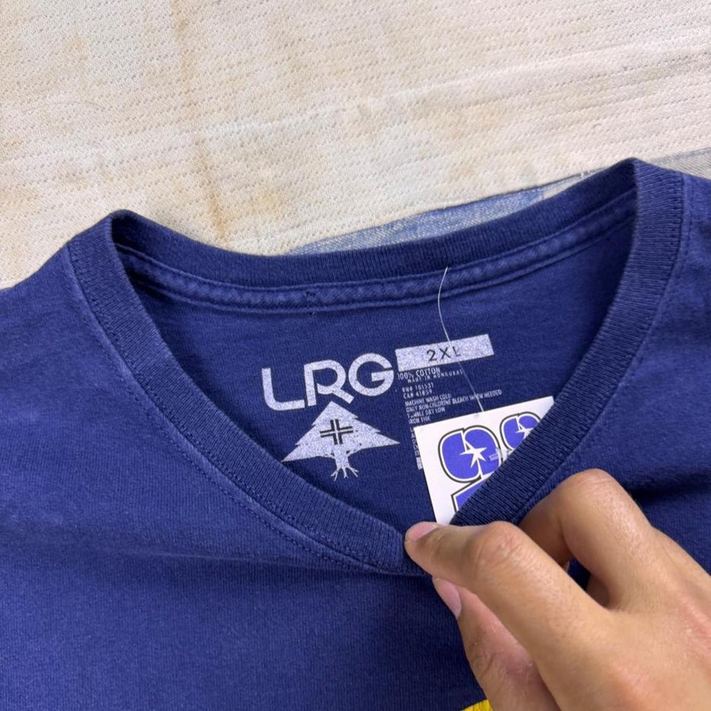 2000s LRG Cycle Logo Streetwear Tee | 2XL