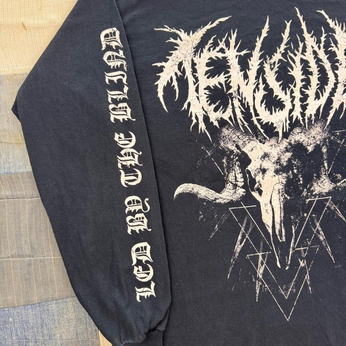 2010s Tenside Led by the Blind Metal Band Long Sleeve Tee | Medium