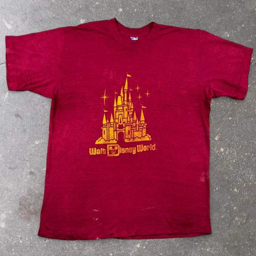 1970s Walt Disney World Cinderella Castle Tee | XL