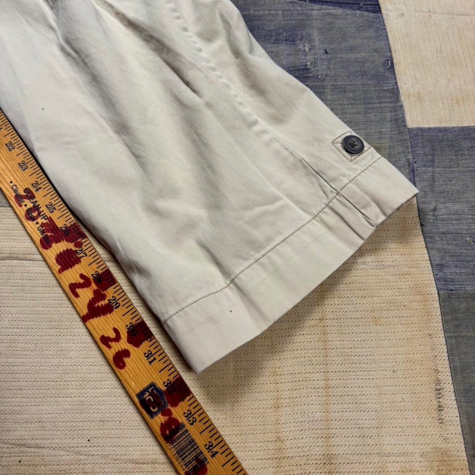 1990s Polo Ralph Lauren cream cargo pants | 32x32