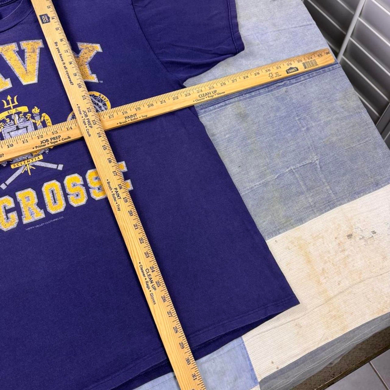 1990s lacrosse navy tee | XL
