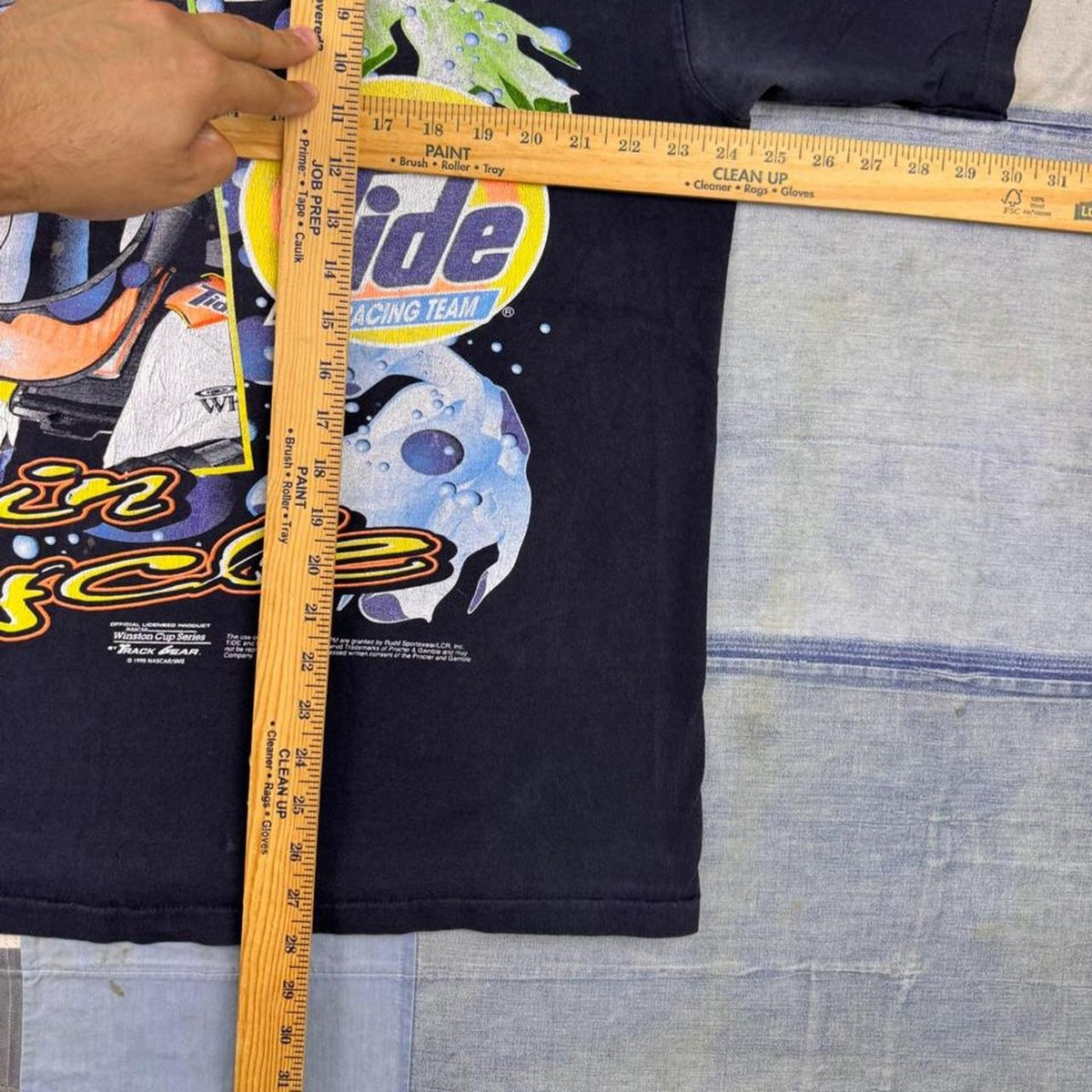 1990s Ricky Rudd Tide Racing NASCAR Double Sided Graphic Tee | Extra Large