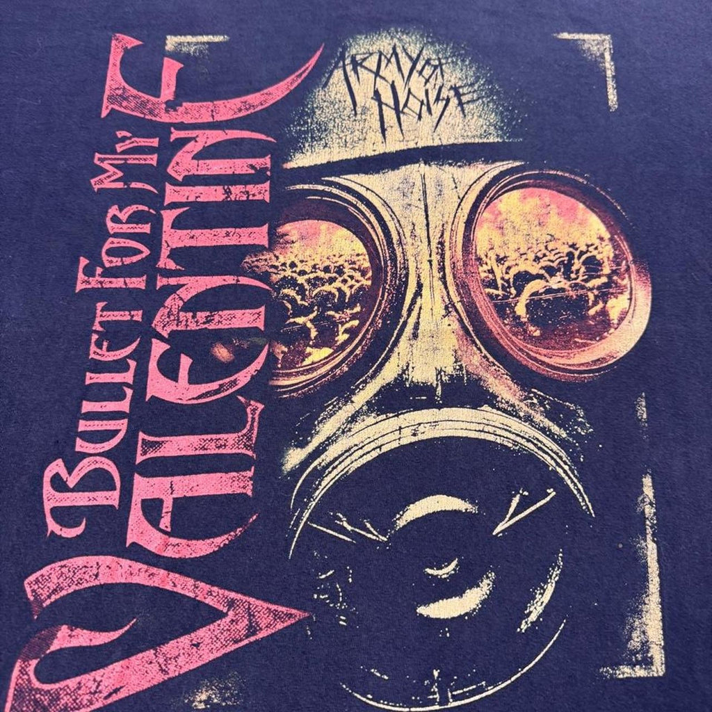 2015 Bullet for My Valentine European Tour Gas Mask Tee | Large