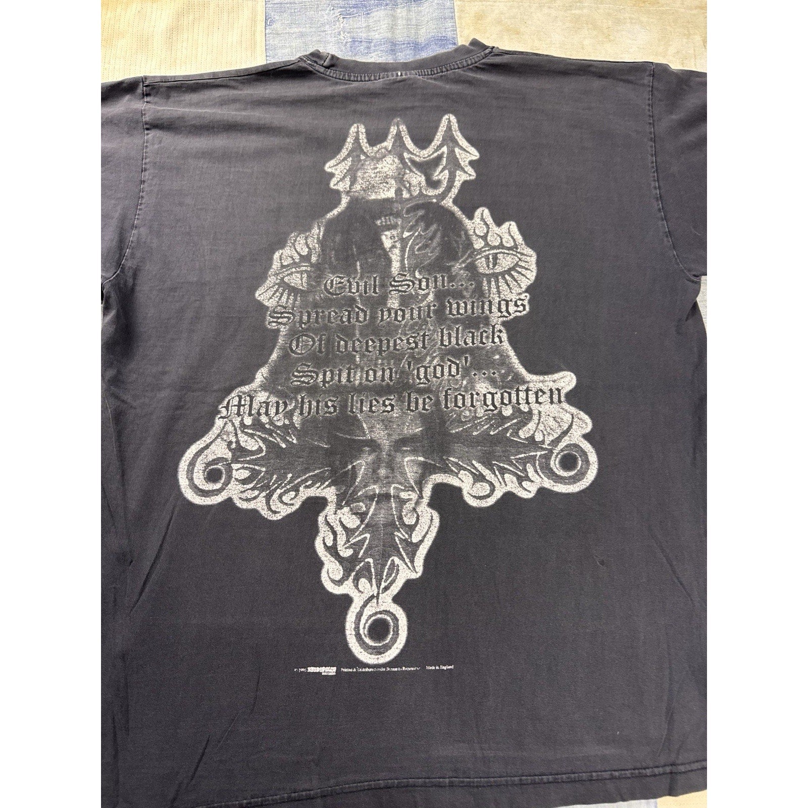 Dissection Vintage 1998 Into Infinite Obscurity Tour T Shirt Black XL Band Tee