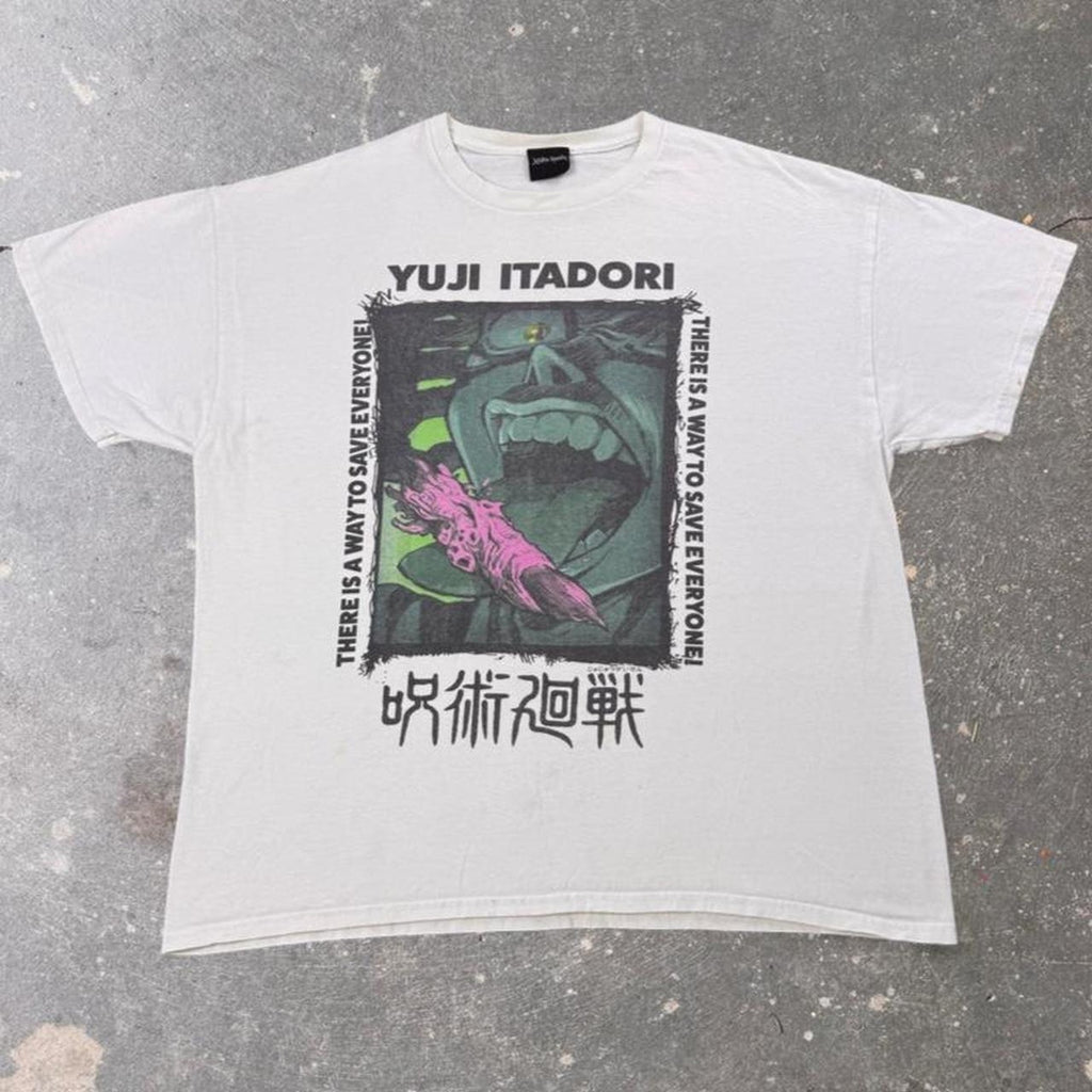 Jujutsu Kaisen Yuji Itadori Anime Graphic Tee | XL