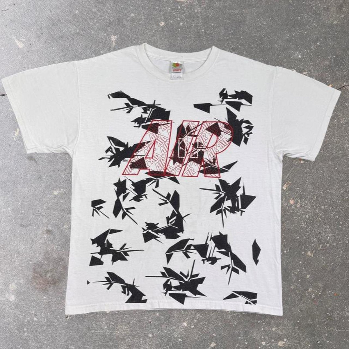 1990s Nike Air Shattered Glass Graphic Tee | L