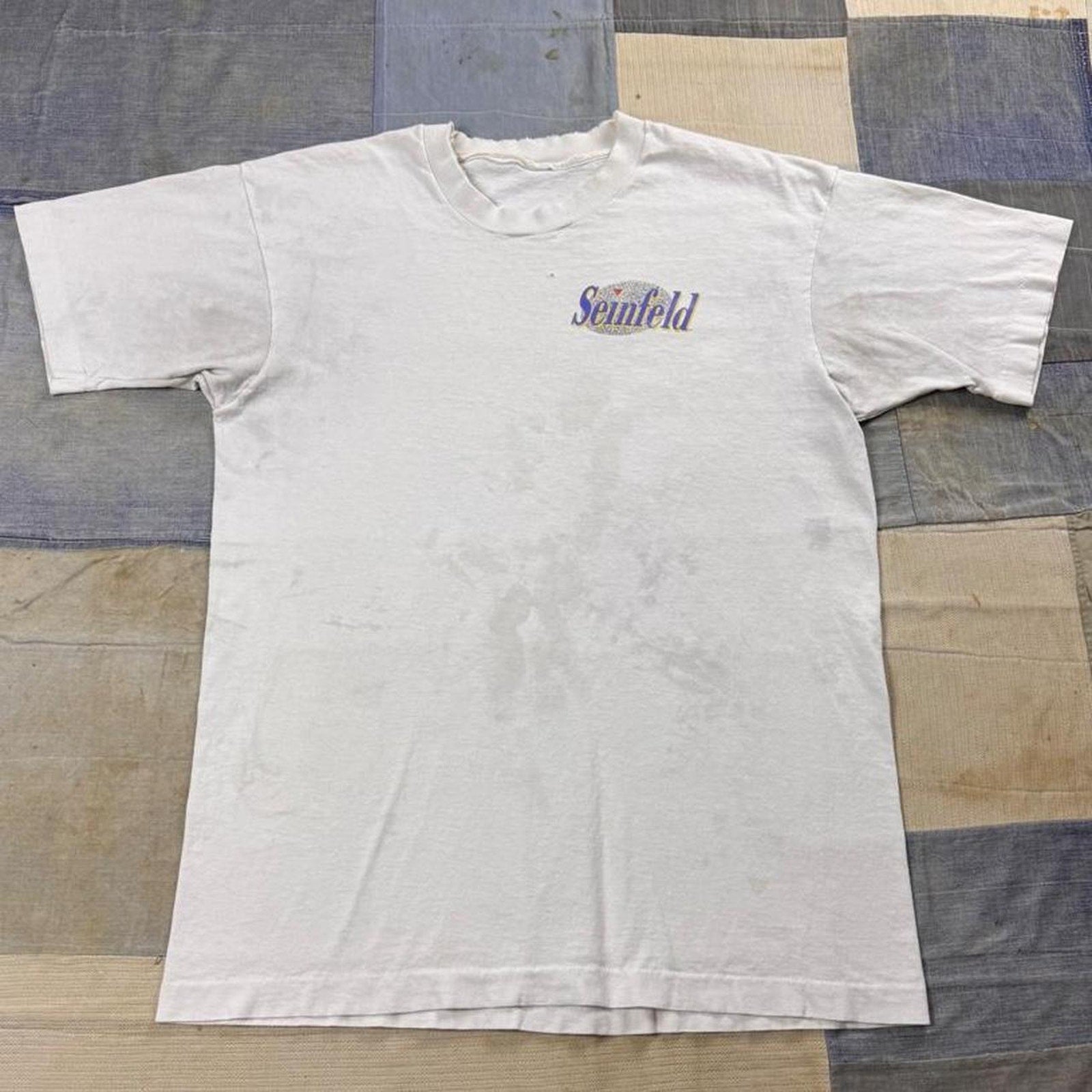 1990s Seinfeld The Kramer Character distressed Graphic Tee | Large