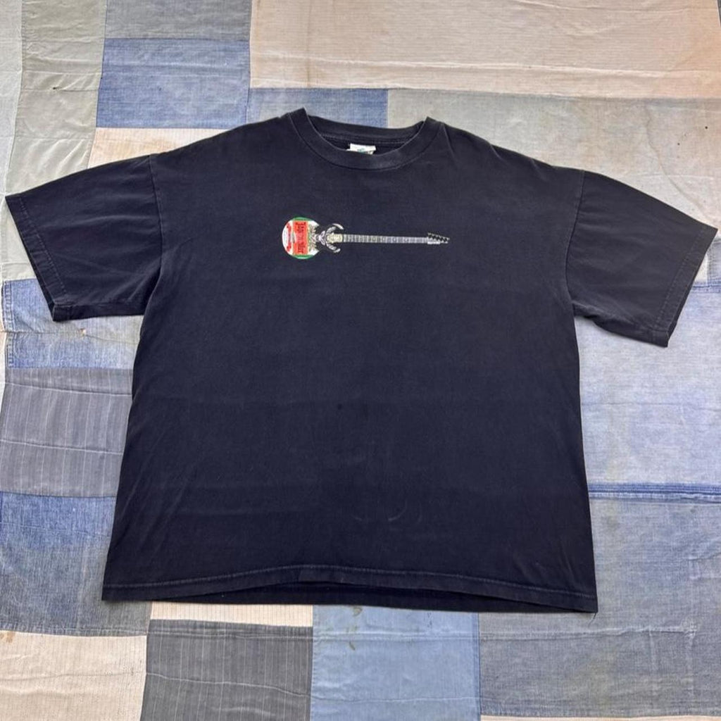 1990s Jägermeister Bottle Cap Guitar Graphic Tee | XL
