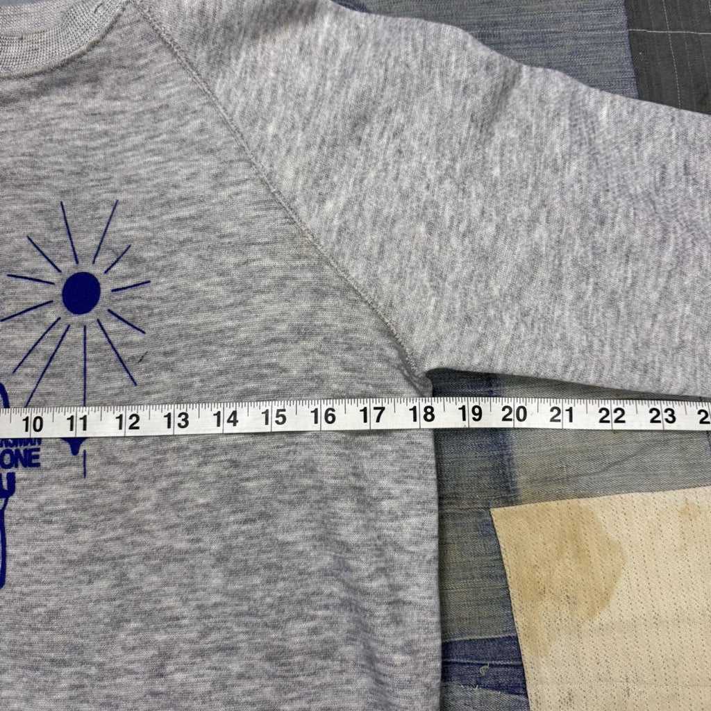 Vintage The Only Good Klansman Is A Dead One Sweatshirt Gray USA Size M Kill KKK
