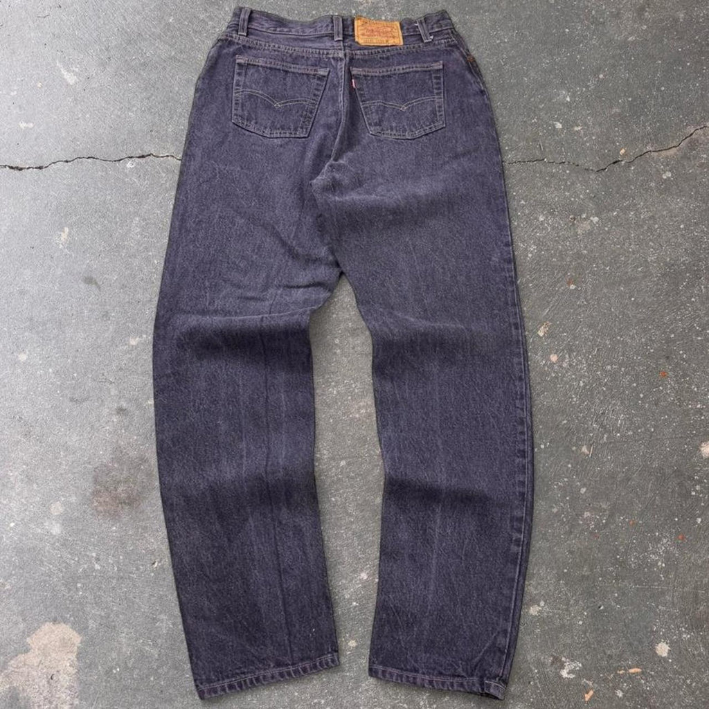 1990s Levi’s 501 Faded Black Straight Leg Jeans | 29x31