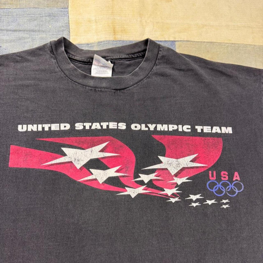1990s USA Olympic Team Hockey Double Sided Tee | XXL