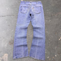 1970s Levi's Orange Tab Distressed Bootcut Jeans | 32x32