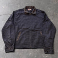 1950s Jeanies By Blue Bell Black Twill Jacket | L