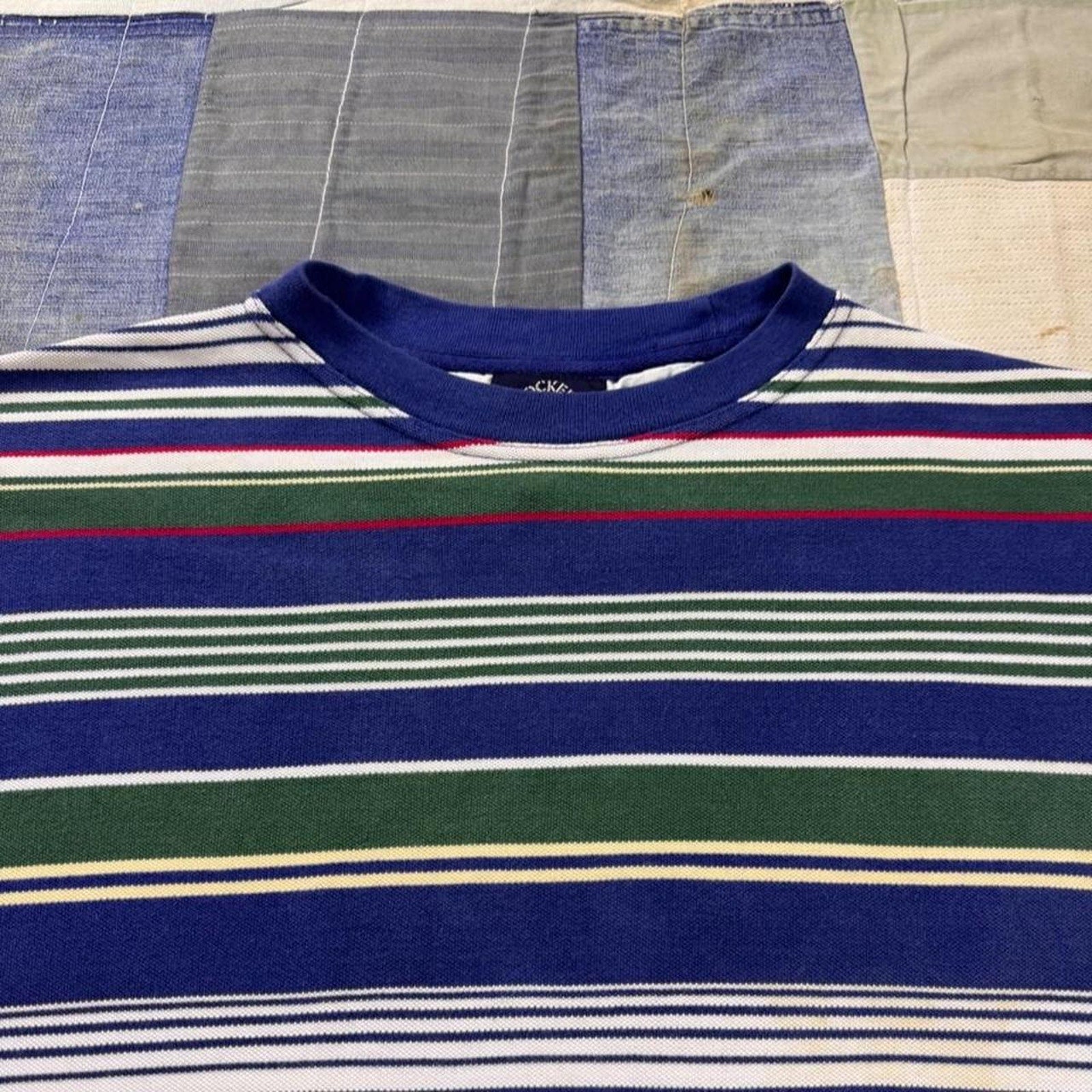1990s Dockers Levi’s Striped Knit Tee | XL