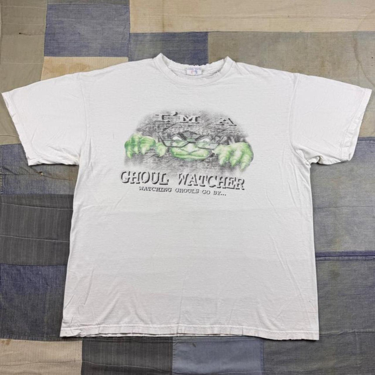 1990s Ghoul Watcher Monster Hands Horror Graphic Tee Tee Jays | XL