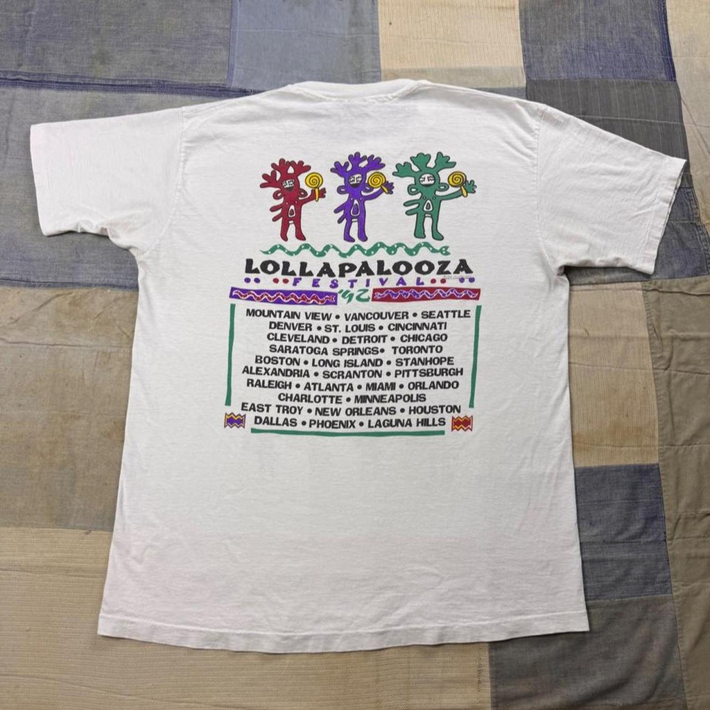 1992 Lollapalooza Festival Tour Band Tee | XL